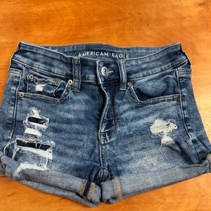 American eagle denim shorts